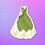 Thumbnail: Princess Tiana Ballgown Costume Dress Sticker
