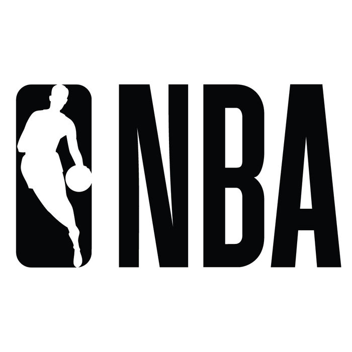 NBA Logo in black and white