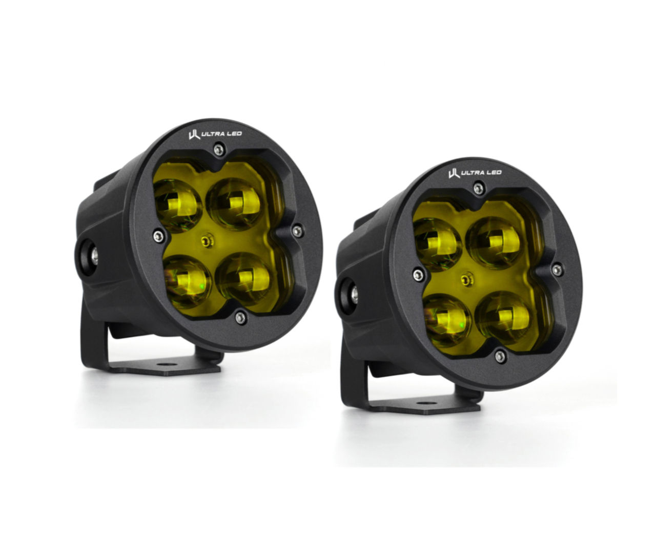 RS3 Round Fog Yellow (Pair)