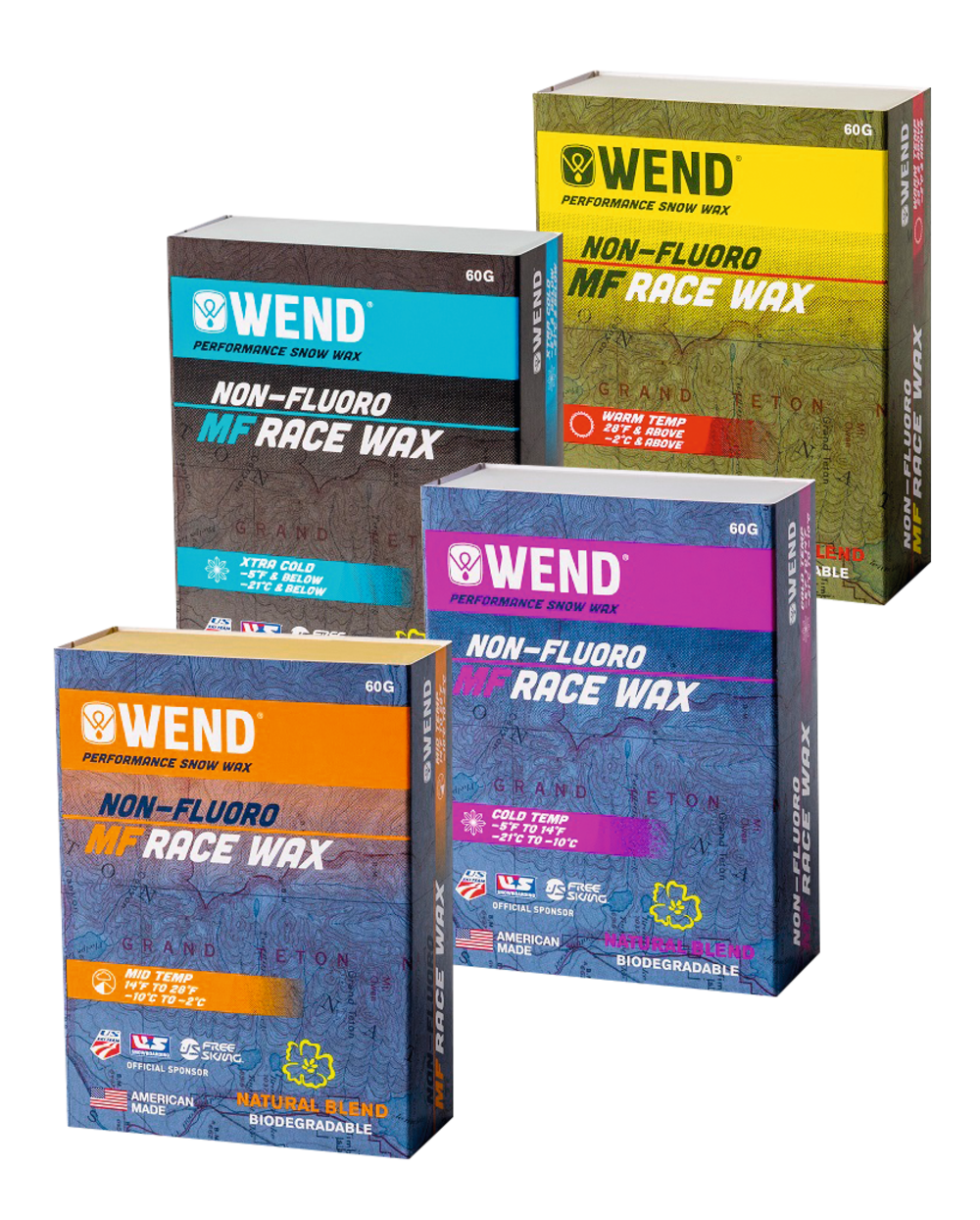 WEND WAXWORKS MF Race Hot Melt/Rub-On , Mid 100g