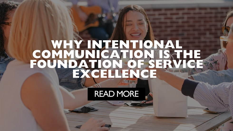 Why Intentional Communication Is the Foundation of Service Excellence in the Events Industry
