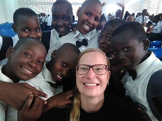 A selfie with some of the girls.