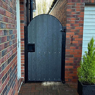 Steel and Composite Plastic Pedestrian Gate