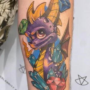 Colour work tattoos