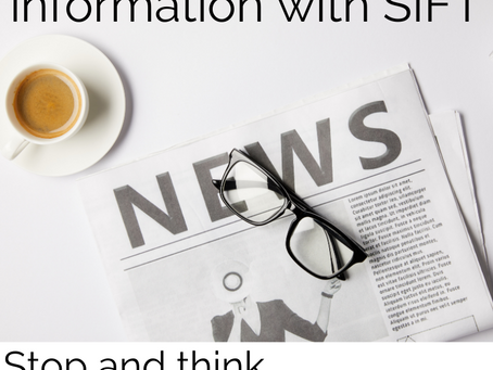 Help students to evaluate information online with SIFT