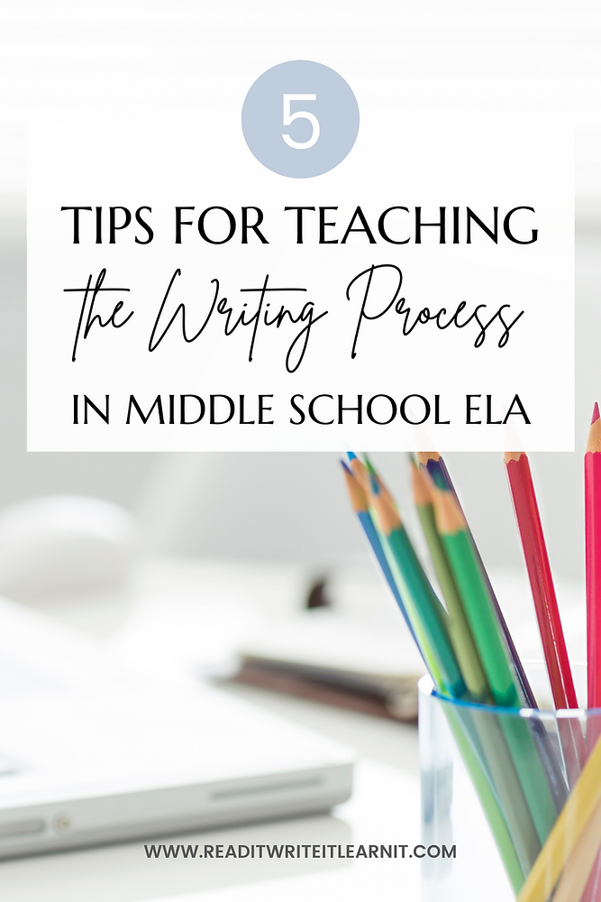 5 Tips For Teaching The Writing Process In Middle School Ela 5 Tips For Teaching The Writing Process In Middle School Ela