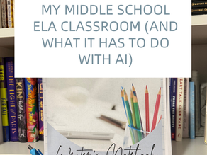 Why I’m Bringing More Paper Back to My Middle School ELA Classroom (and What It Has to Do With AI)