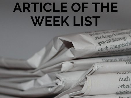 The Ultimate Article of the Week List for Secondary Teachers