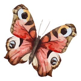 Acquerello Farfalla 19