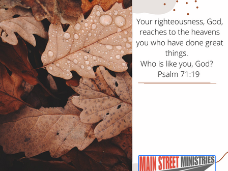 Who is Like You, God?