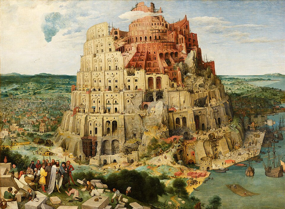 The Tower of Babel by Pieter Bruegel the Elder, 1563.