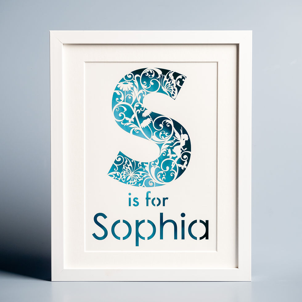 Thumbnail: Personalised Name Picture Fairies and Butterflies