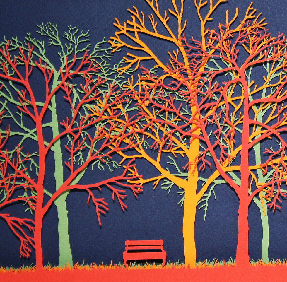 Thumbnail: The Park in Autumn: Panoramic