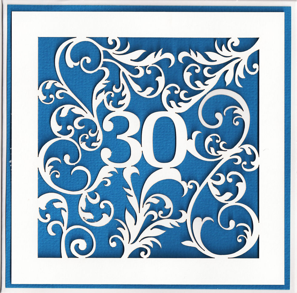 Age 30 Card