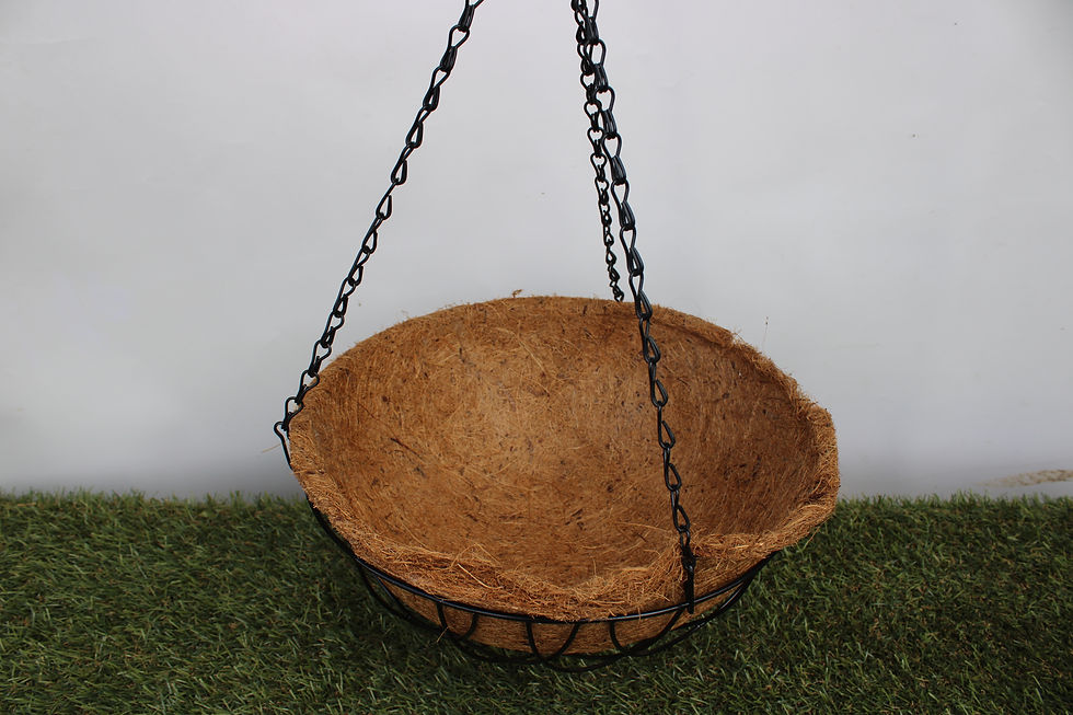 Miniature : Pot suspendu 12" - 30cm avec support et chainette