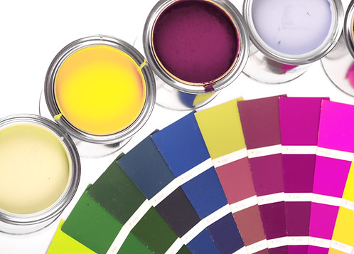 Paint Pots and Color Wheel