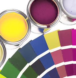 Paint Pots and Color Wheel