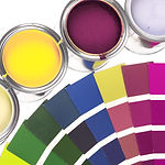 Peinture Pots et Color Wheel