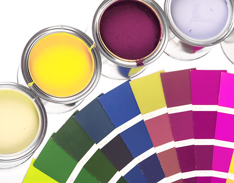 Paint Pots and Color Wheel