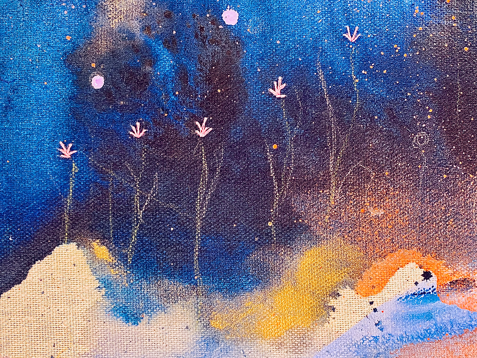 Miniaturbild: Gepflanzt am Wasser - Holy Trees - Acryl auf Leinen