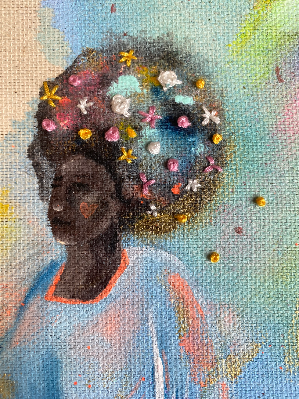 Miniaturbild: Blessed are the Peacemaker - Mixed Media - Acryl auf Leinen