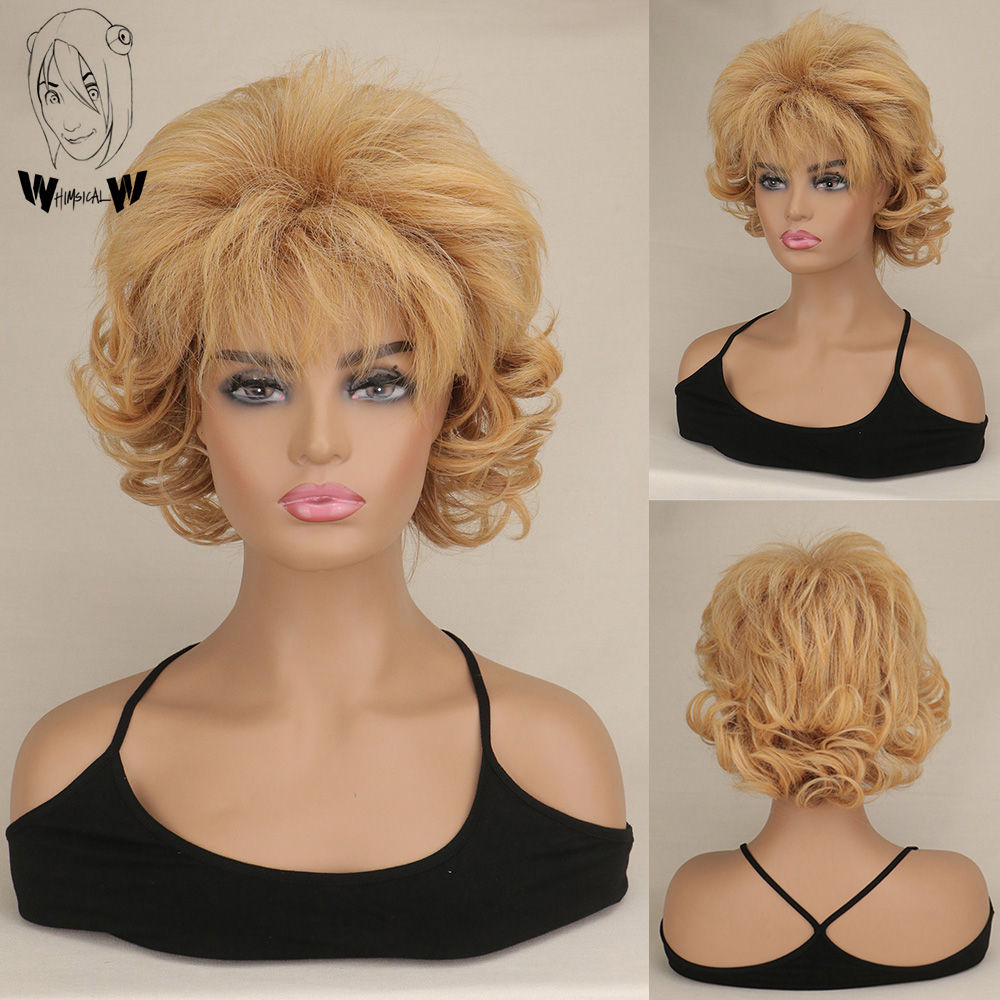 High-Quality Synthetic Short Curly Wig for Everyday Use