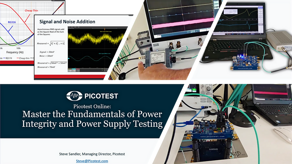 master the fundamentals of power integrity and power supply testing