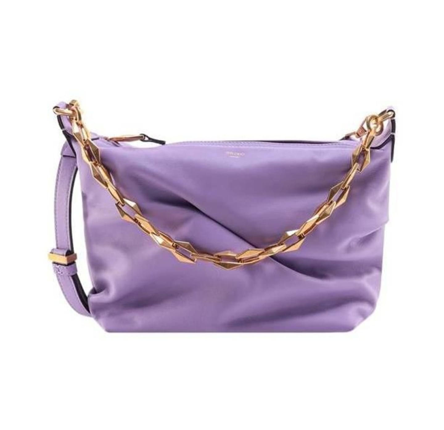 Jimmy Choo - Diamond Soft Leather Shoulder Bag / Wisteria