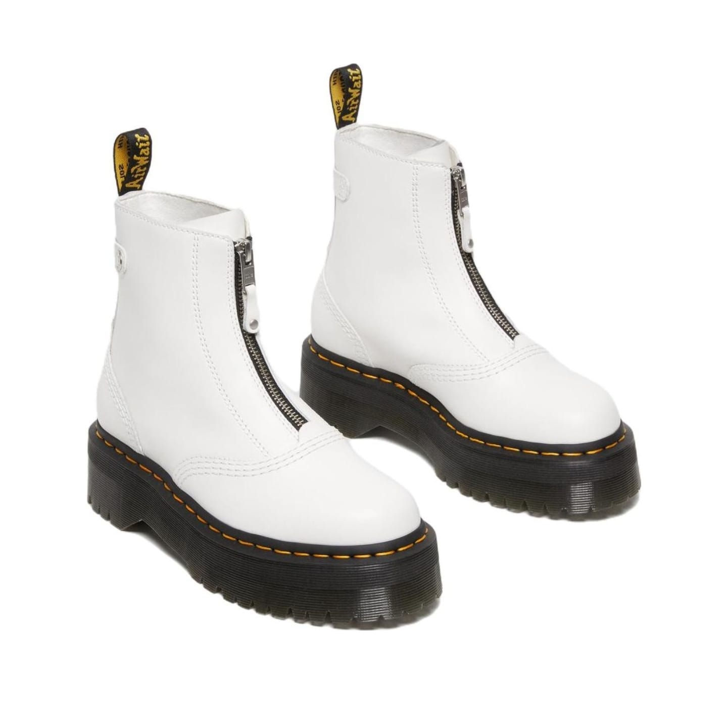 Dr.Martens - Jetta Zipped Platform / White