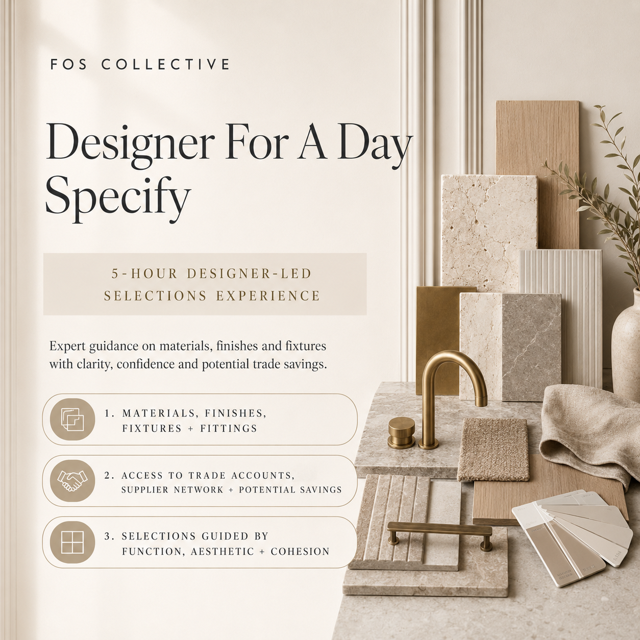 Designer For A Day - Specify (5 Hours)