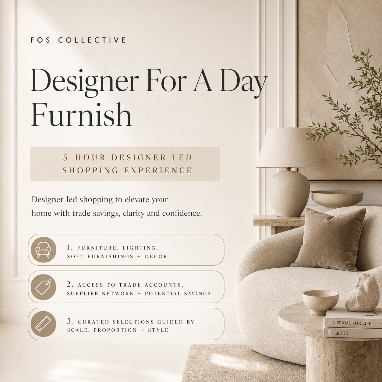 Designer For A Day - Furnish (5 Hours)