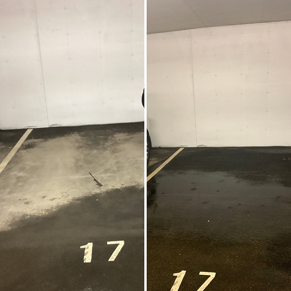 before/after photo parking