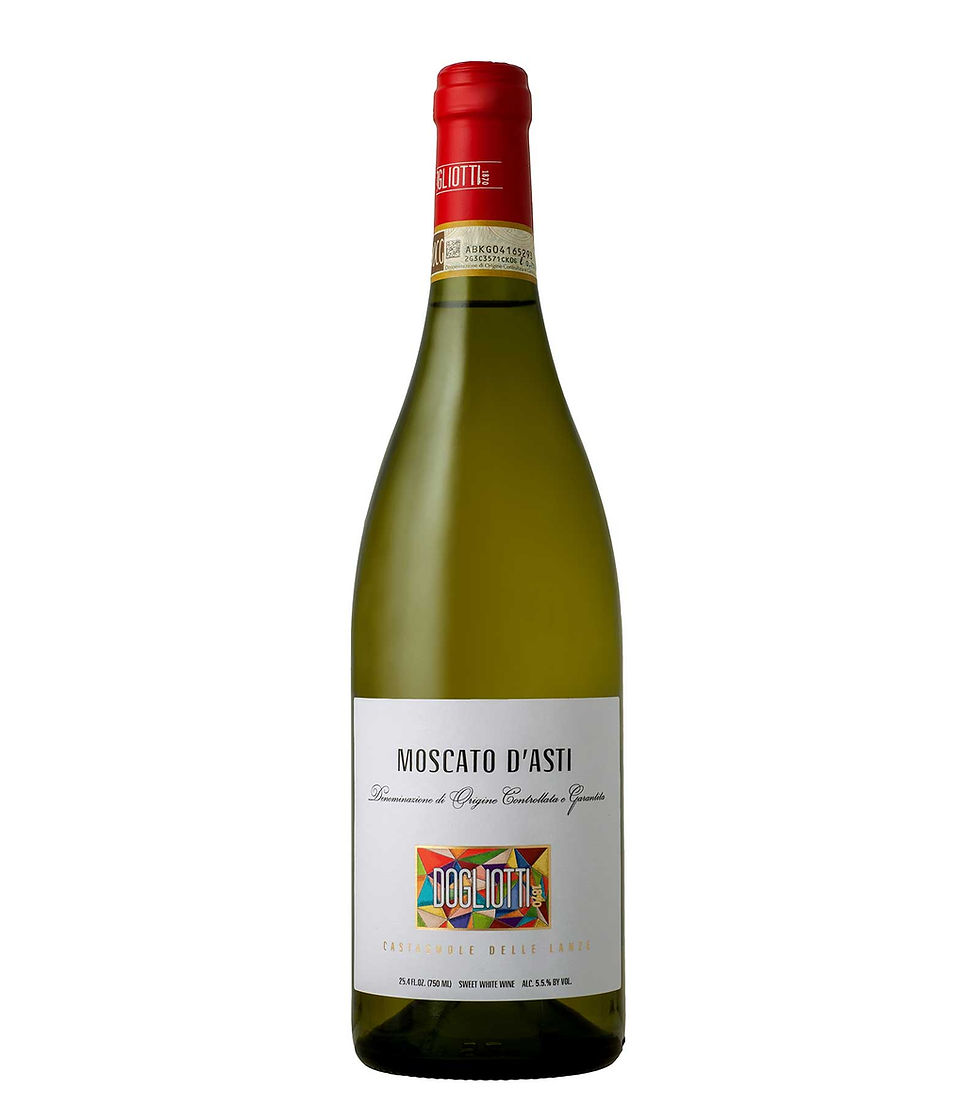 Botella de Moscato d´Asti de Dogliotti