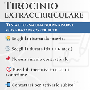 Tirocinio extracurricolare