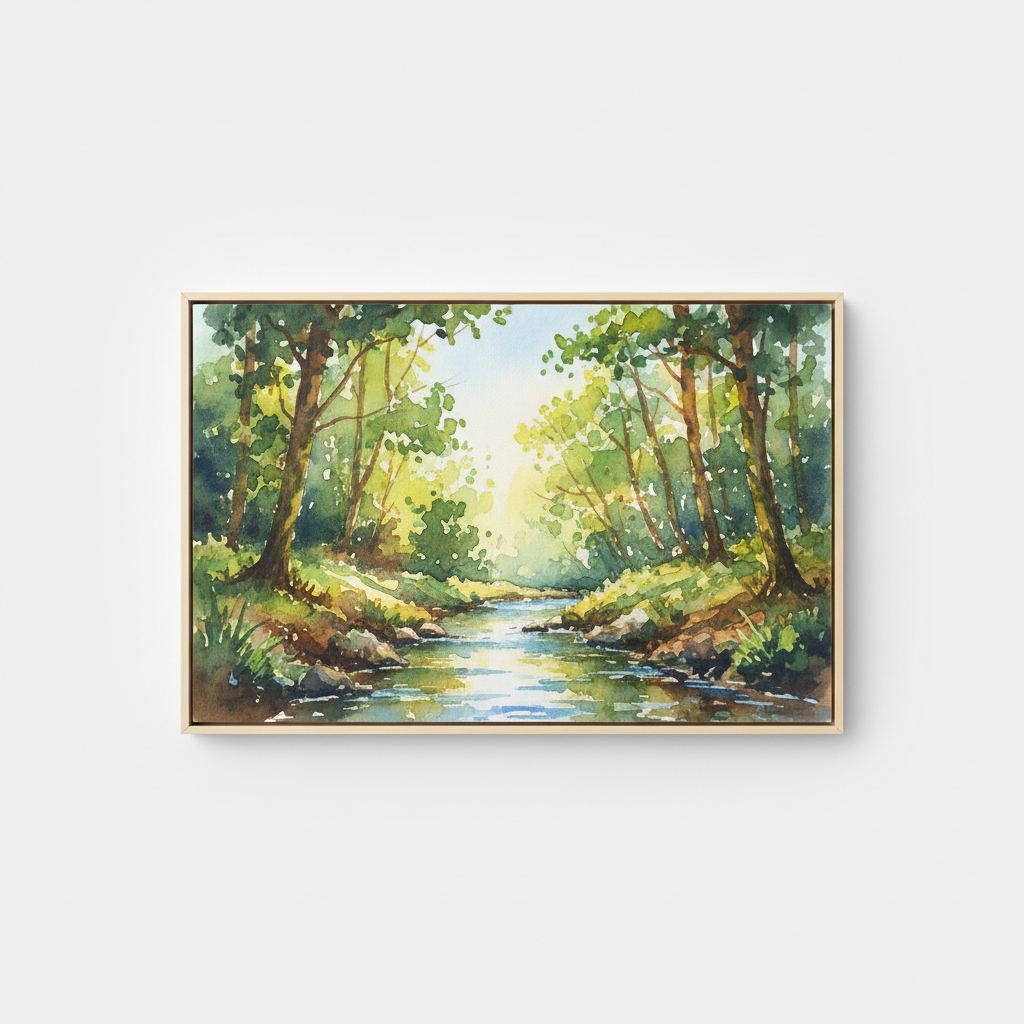 Forest Stream Scene