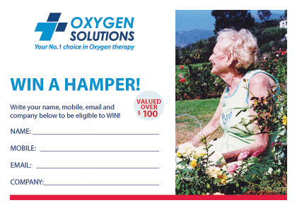 A6 Win a Hamper Postcard