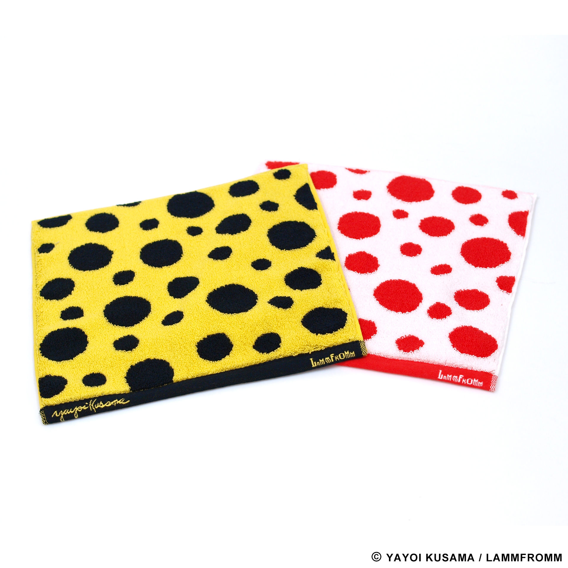 [ Yayoi Kusama Product ] Yayoi Kusama Polka Dots Towel Handkerchief