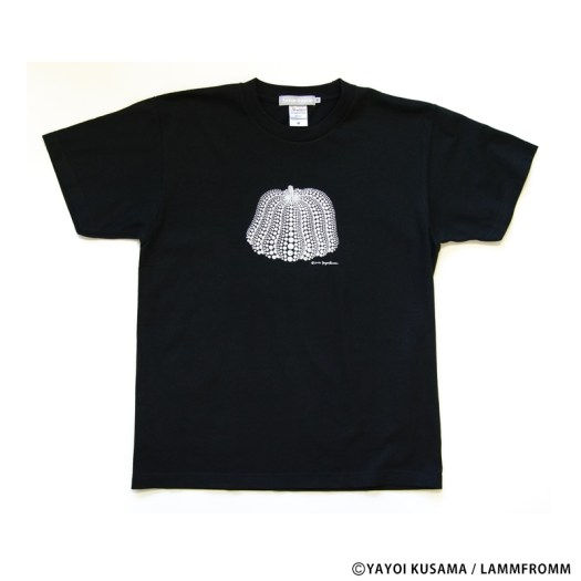 草間彌生 Tシャツ [かぼちゃ(ブラックｘ白)]