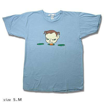 奈良美智 Tシャツ [MEAN GIRL(ライトブルー)]