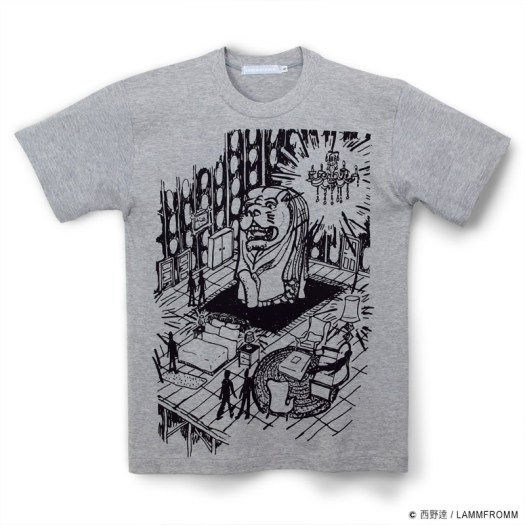 西野達 Tシャツ [マーライオン・ホテル]
