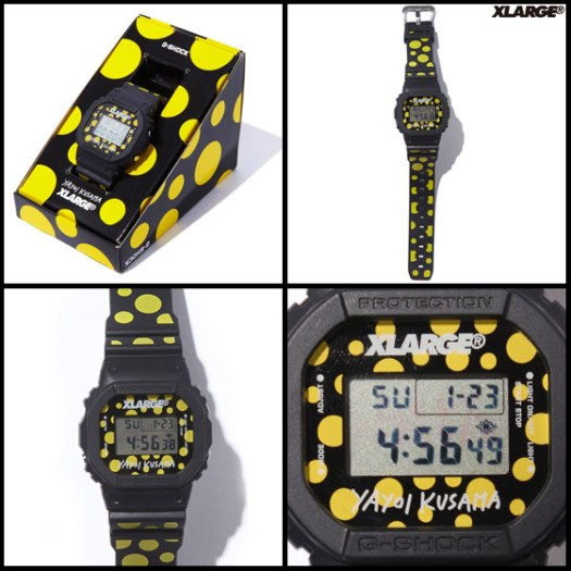 新商品】草間彌生とXLARGEのコラボアイテム「G-SHOCK DW-5600」が