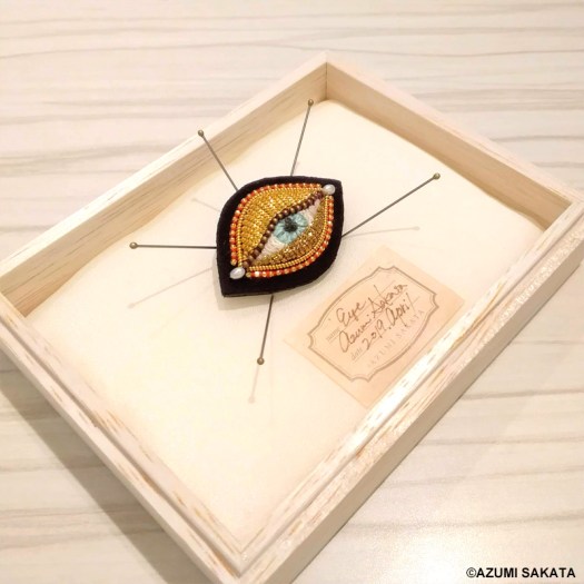 追加入荷】坂田あづみ ハンドメイド 刺繍ブローチ (from ラムフロム