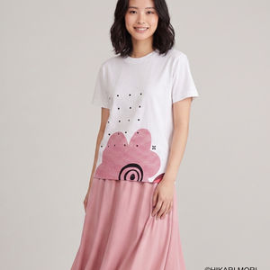 森ヒカリ Tシャツ dot,flower