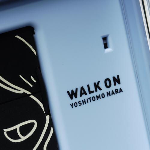 奈良美智 パタパタクロック [WALK ON(ブルー)]