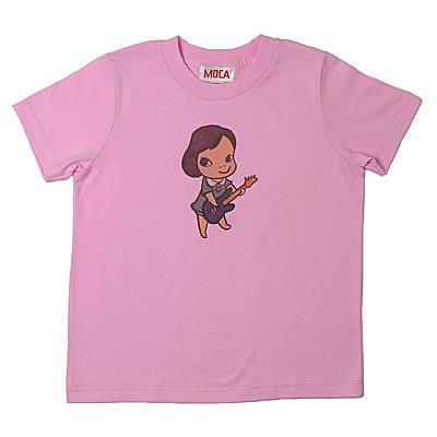 奈良美智 Tシャツ [GIRL WITH BASS(ピンク)]