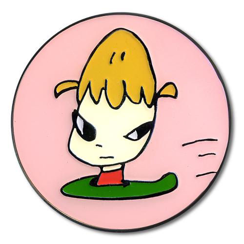 奈良美智 [バルティック エナメルピンズ(ピンク)]