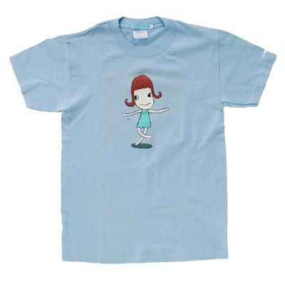 奈良美智 Tシャツ [Dancing Girl(サックスブルー)]