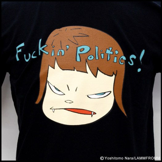【再入荷】奈良美智xラムフロム「Fuckin Politics Tシャツ」
