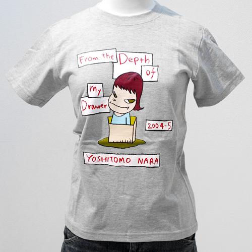 奈良美智 Tシャツ [From the Depth of My Drawer(グレー)]