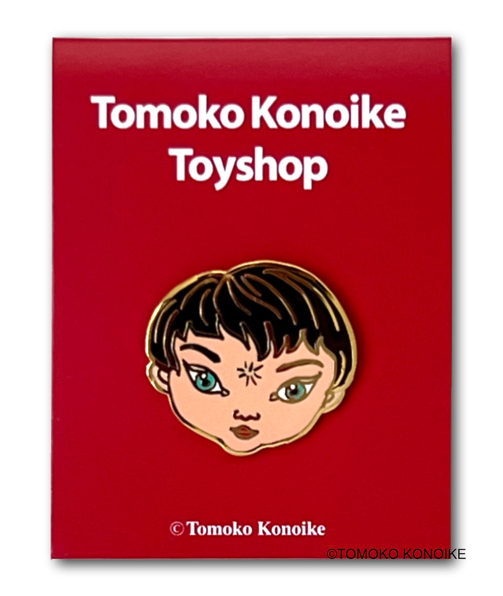 Thumbnail: "Girl Face" From Tomoko Konoike Art Pins - "mimio-Odyssey"